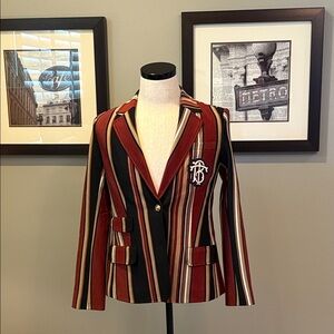 Tory Burch Striped Blazer
